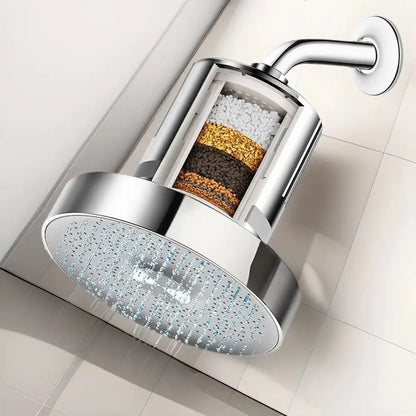 Pressurized Healthier Hair Filtered Shower Head Reduce Hair Shedding Protect Hair Mineral Filtration Shower Head