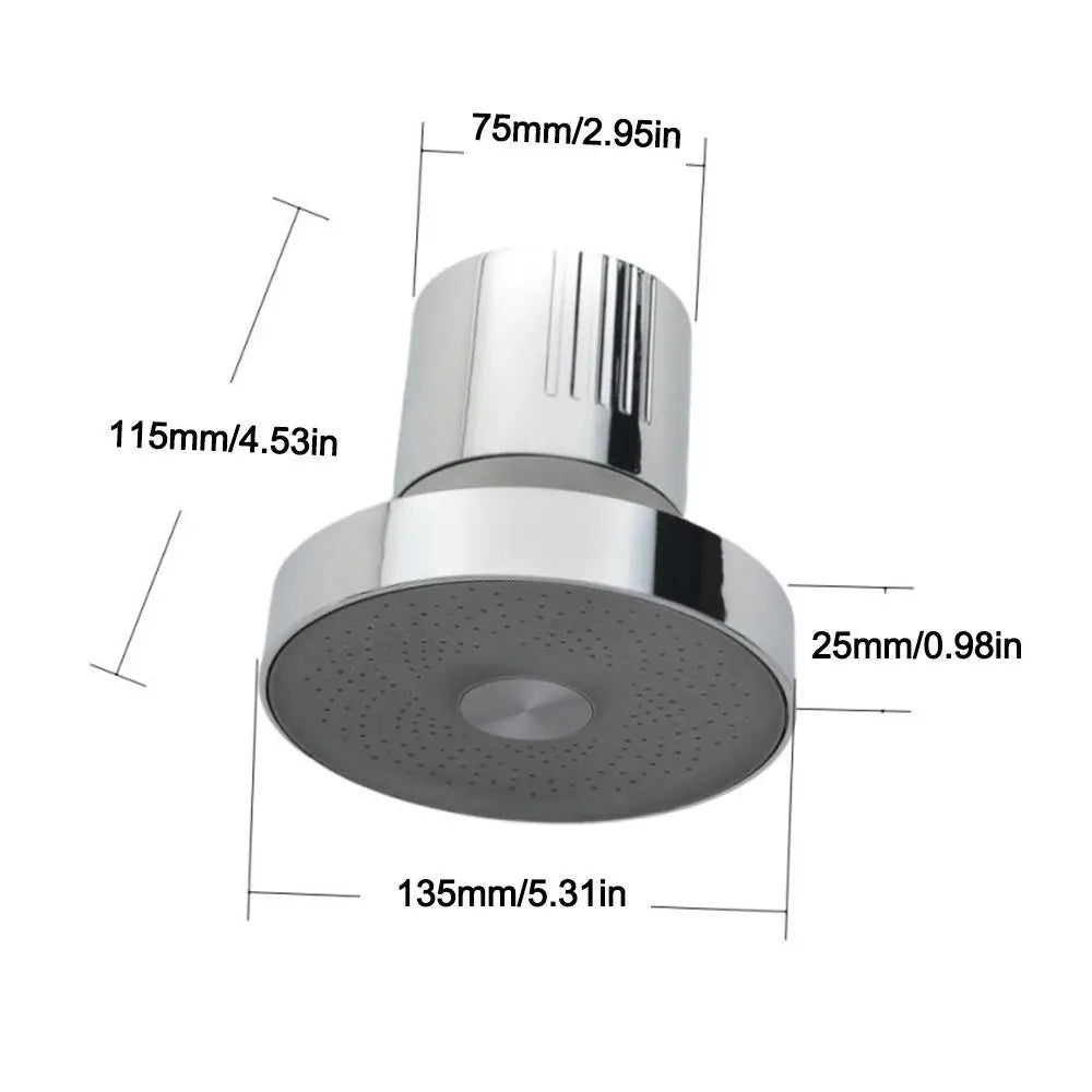 Pressurized Healthier Hair Filtered Shower Head Reduce Hair Shedding Protect Hair Mineral Filtration Shower Head