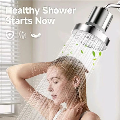 Pressurized Healthier Hair Filtered Shower Head Reduce Hair Shedding Protect Hair Mineral Filtration Shower Head
